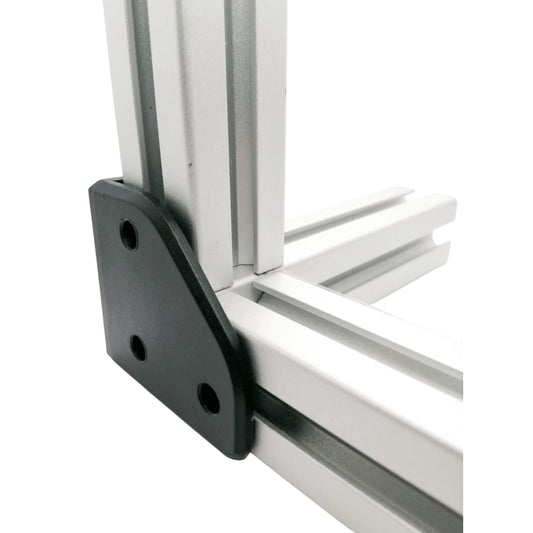 Placa metálica Unión perpendicular de esquina 30x30 (Pack 2 und)