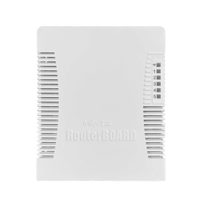 RB951UI-2HND MIKROTIK 1W 2,4GHZ 2,5dBi 5-100 1-USB inc-24V PoE-in-out(P5)/8-30V