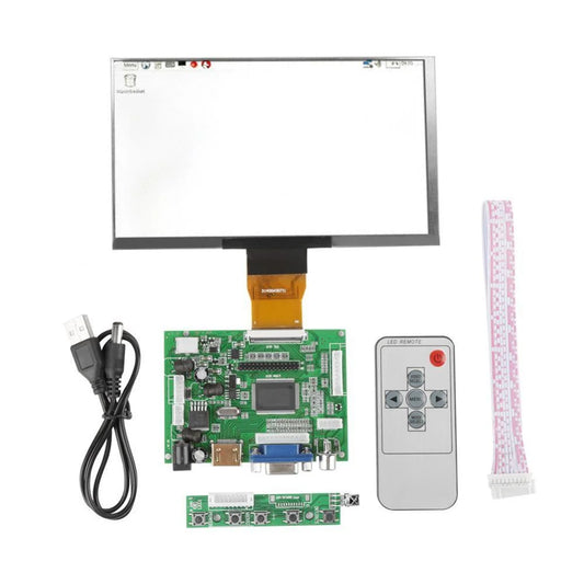 Monitor LCD de 7″ Compatible con Raspberry Pi e Interfaces de Computadora