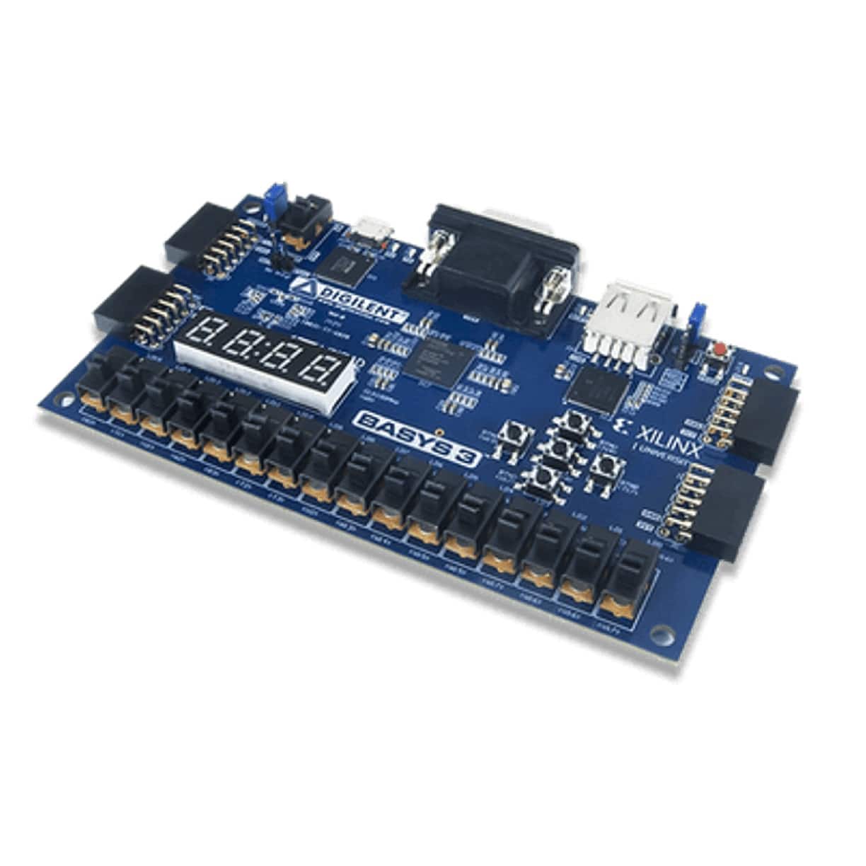 Placa de lógica programable Digilent Basys3 con FPGA Artix-7