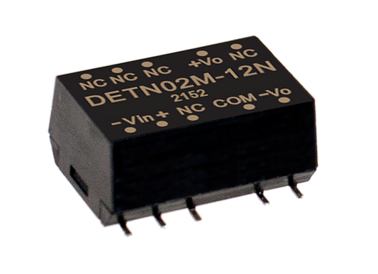 Conversor DC-DC SMD no regulado 2W DETN02-N - 21.6 a 26.4VDC - ±5V