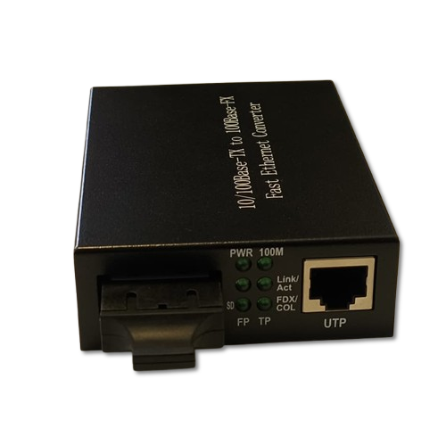 Convertidor de Medios Fibra Óptica FM-802 Multimodo 10/100Mbps 2KM 1310nm