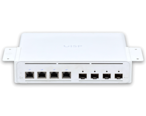 UISP-S-PLUS-LIQ DE SEGUNDA MANO UBIQUITI 4-SFP+10G 4-2500-PoE27V 27V/160W-total Conmutador 100-240VAC vista 2