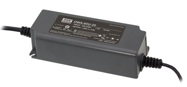 Adaptador AC-DC a prueba de humedad enchufe Europa-USA 60W OWA-60 - EU - Europa - 54V