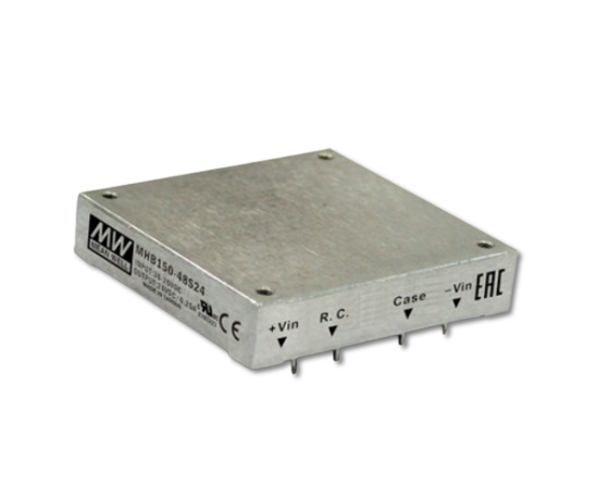 Conversor DC-DC industrial MEAN WELL MHB150-48S05N 150W 48V a 5V lógica negativa
