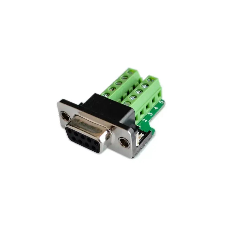 Adaptador DB9 de Conexión Hembra hacia Bloque de Terminales