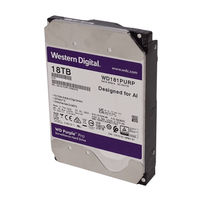 WD181PURP WESTERNDIGITAL 18TB 512mb 7200rpm DiscoDuro interno 3,5pulg SATA 6Gb/s
