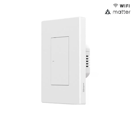 Conmutador WiFi Empotrado Sonoff SwitchMan M5 Acabado Blanco Monofásico Compatibilidad Matter
