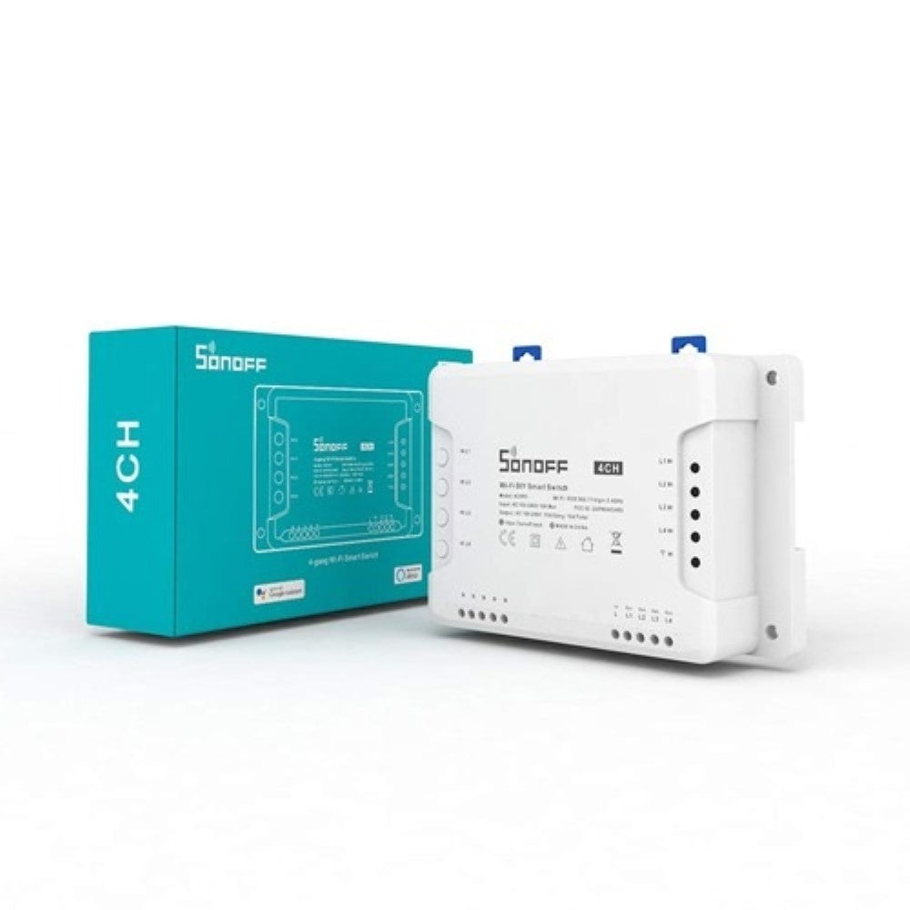 Interruptor Inteligente WiFi Sonoff 4 Canales PRO R3