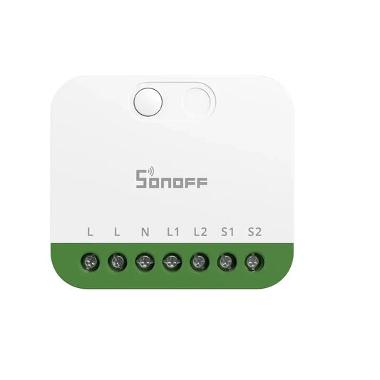 Conmutador de Red WiFi Doble Canal Sonoff Mini DUO Mini-2GS con Protocolo Matter
