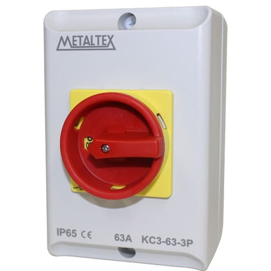 Seccionador tripolar en caja IP65 hasta 100A Serie K - 32A
