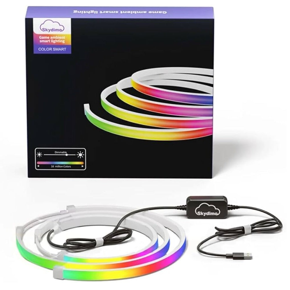 Pantalla de 24 Pulgadas con Retroiluminación LED RGBIC Skydimo de Sincronización Inteligente
