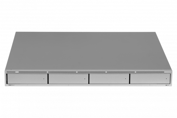 UNAS-PRO-4 UBIQUITI Almacenamiento en Red 4 bahías HD-RAID 2 ranuras M.2 1 puerto 1000Base-T 2 puertos SFP+ 1U UniFi Drive
