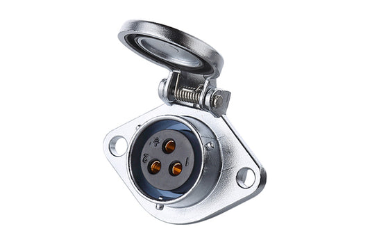 Conector Serie YA-20 Hembra 3 Socket Soldar CNLINKO