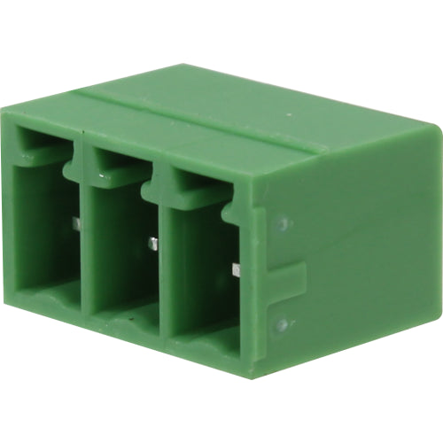Bornera receptáculo macho PCB 180° cerrado - paso 3.81mm BR7 - 10 vías