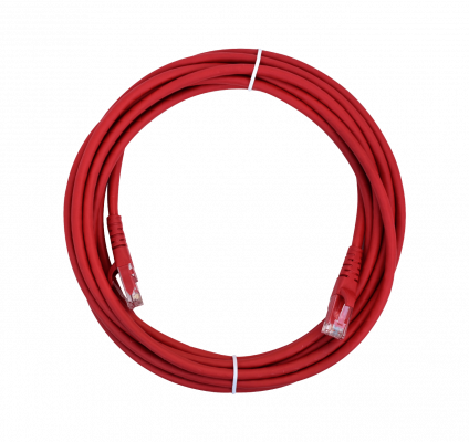 CP6R-40L LINKMADE 4mt Cat6 U/UTP Rojo LSZH Cable de Parcheo Inyectado Multifilar