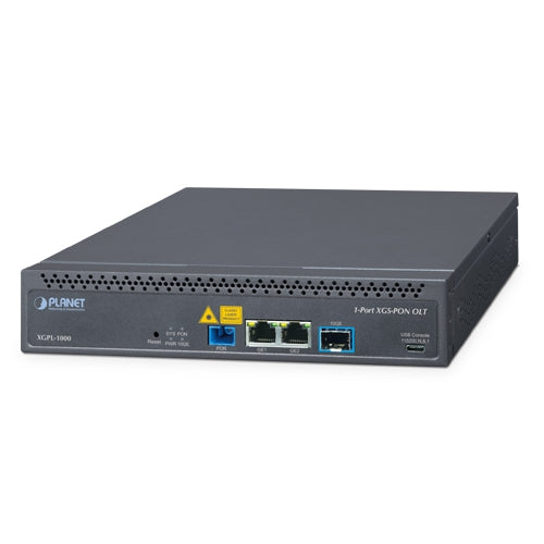 PLANET XGPL-1000 - OLT XGS-PON 1 Puerto con 2x Gigabit + 1x 10G SFP+ (10Gbps Simétrico)
