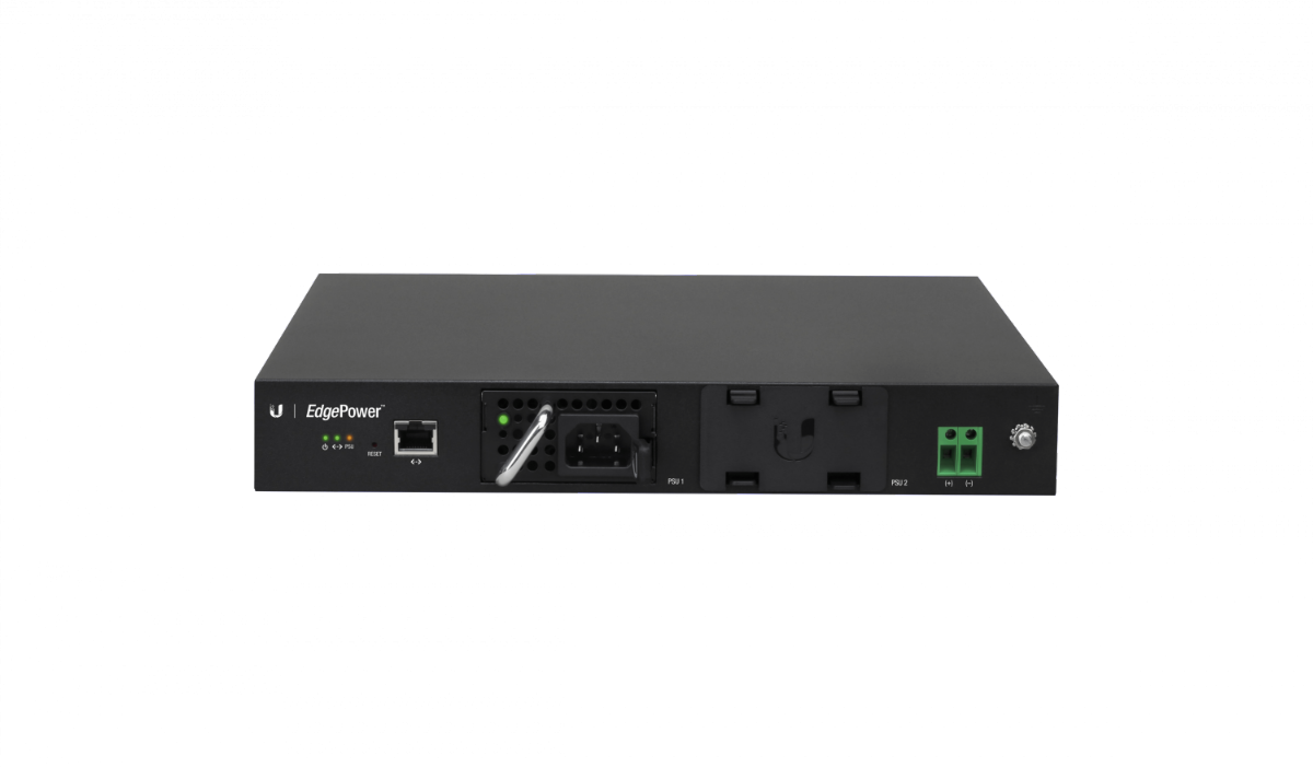 EP-54V-150W-LIQ. Fuente de alimentación UBIQUITI de 54 VCC, 150 W, formato 1U para rack, equipo usado