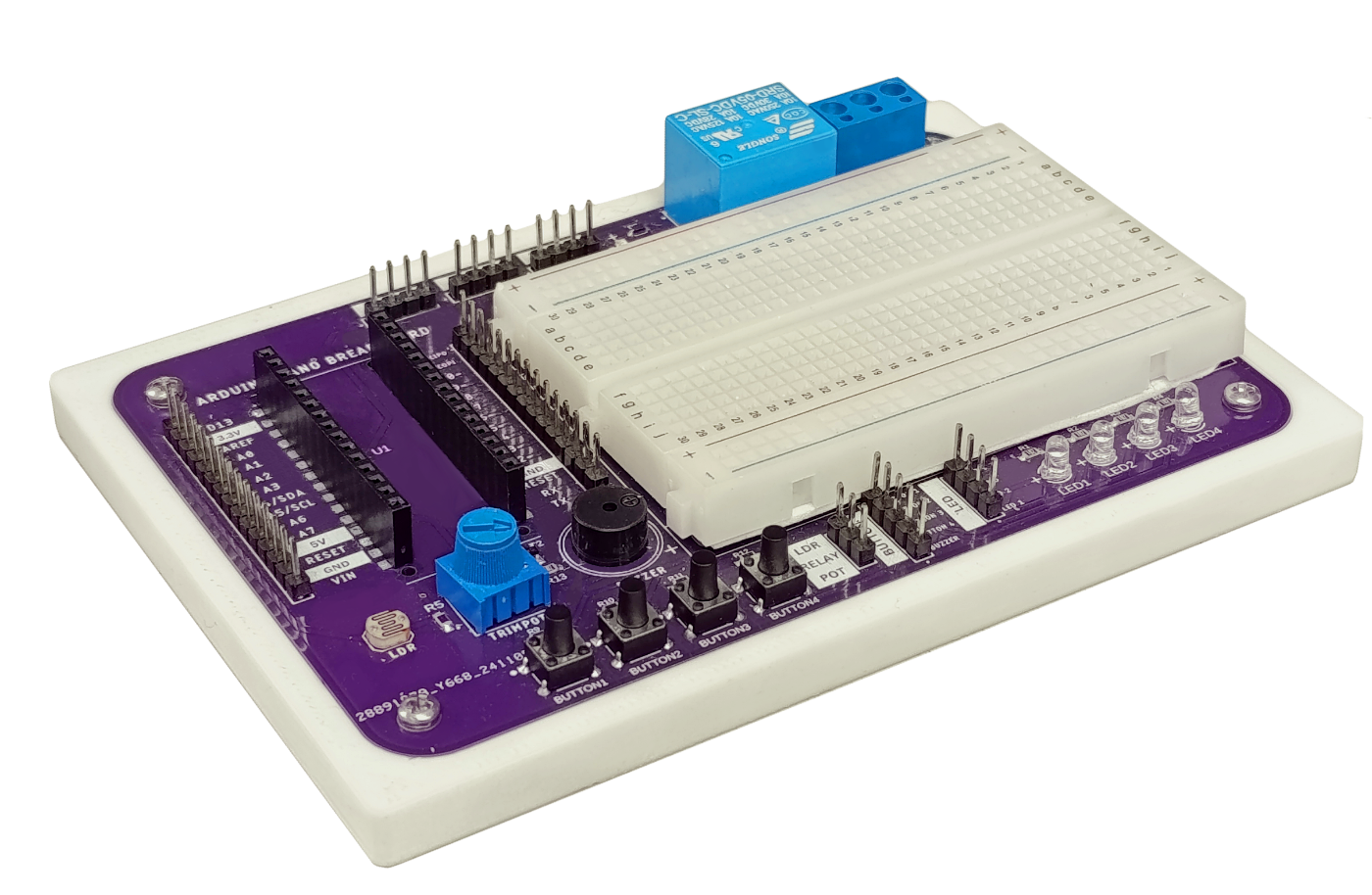 Set de Construcción de Circuitos en Placa de Prueba para Arduino Nano
