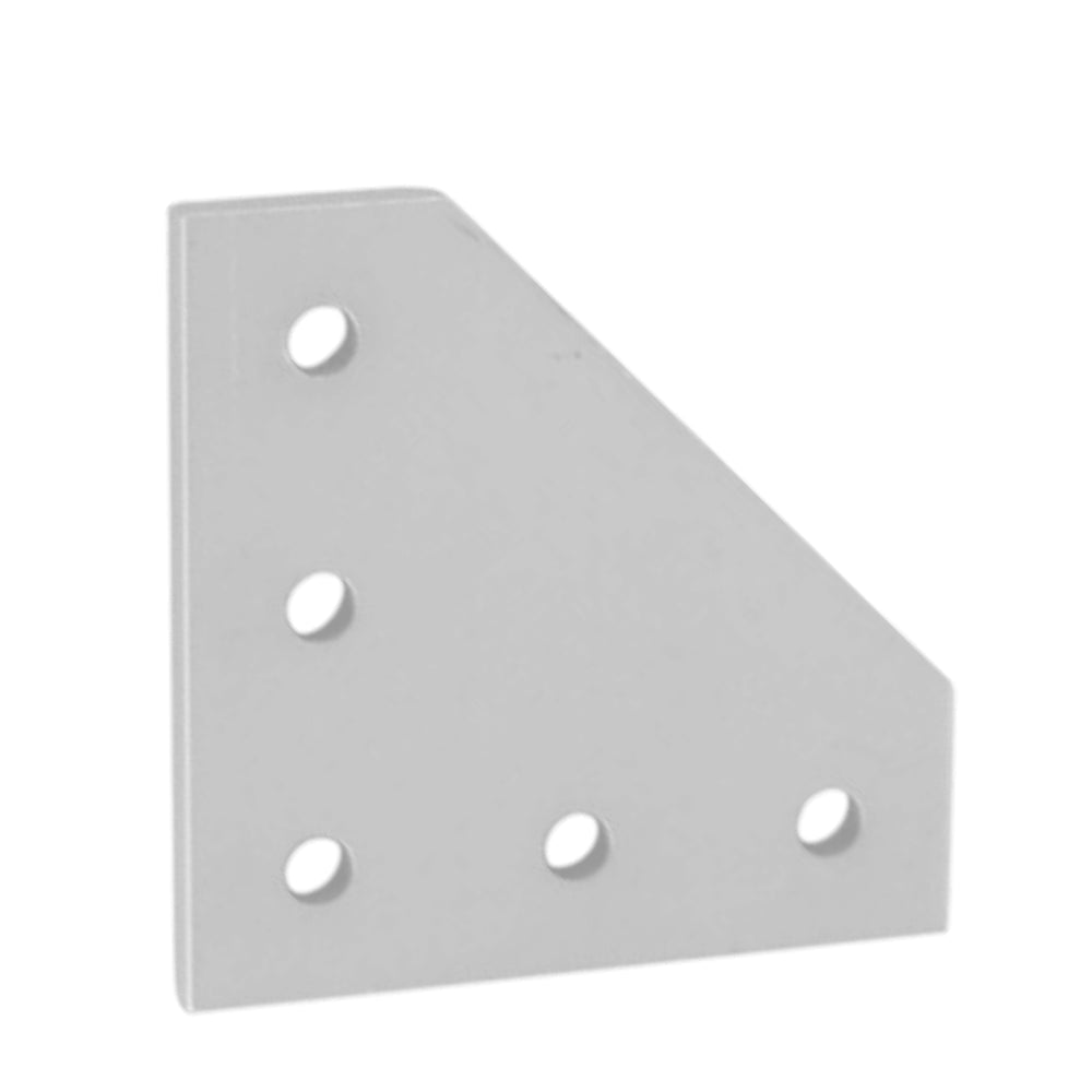 Soporte en L de 90° para perfil estructural de aluminio de 30 mm (paquete de 2 unidades)