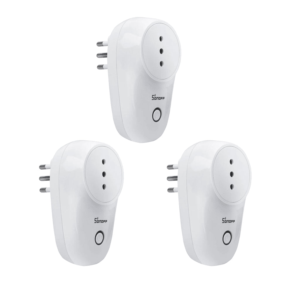 Lote de 3 Tomacorrientes Sonoff S26 con Control Remoto a Través de WiFi Versión R2