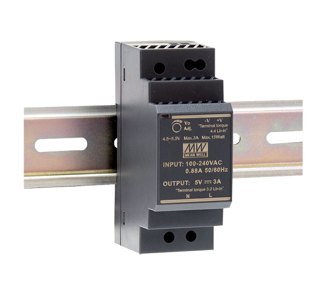Fuente de poder Riel DIN 30W plástico HDR-30 - 48V