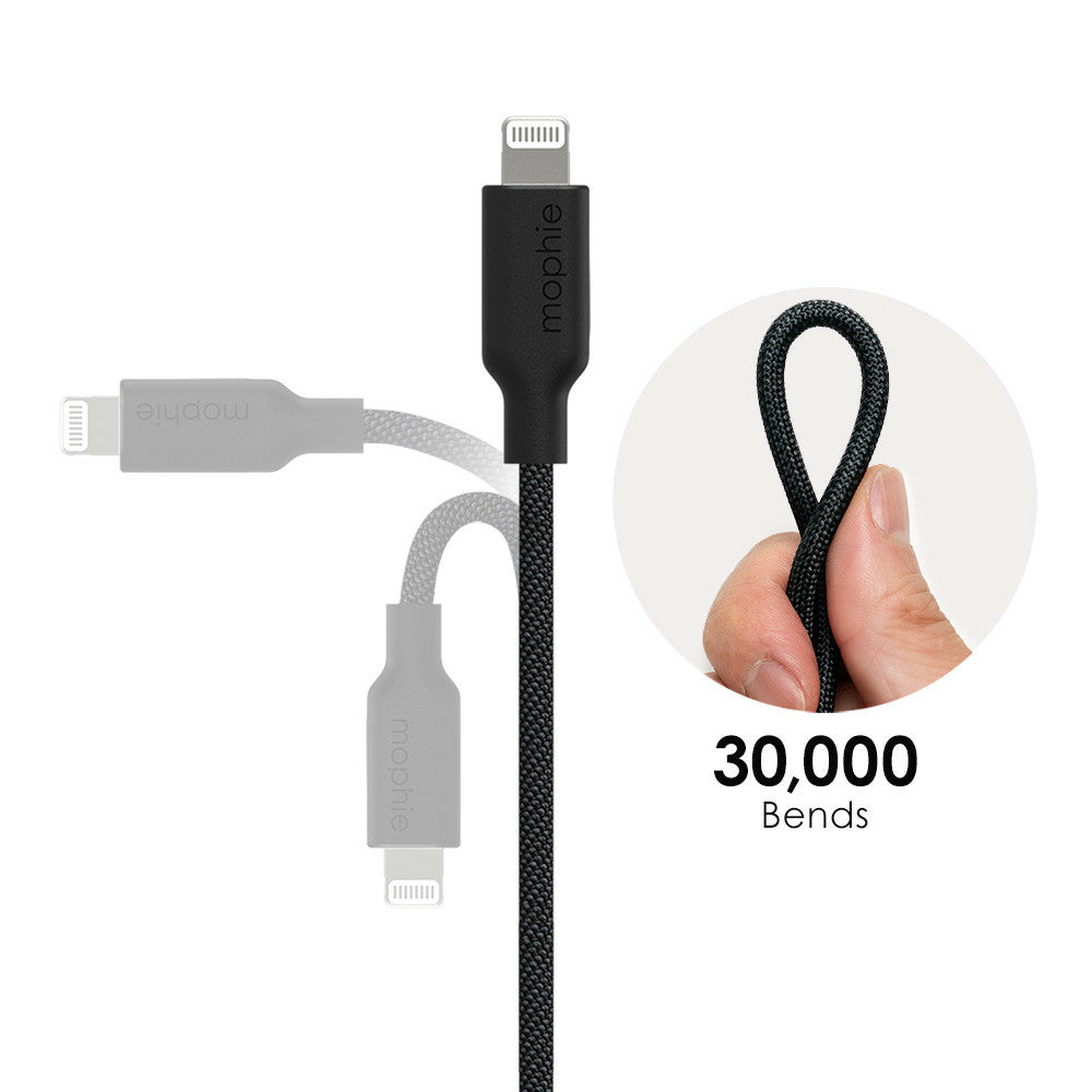 Mophie Cable - Mophie USB-C to Lightning Charge Cable 3m (Empaque dañado)