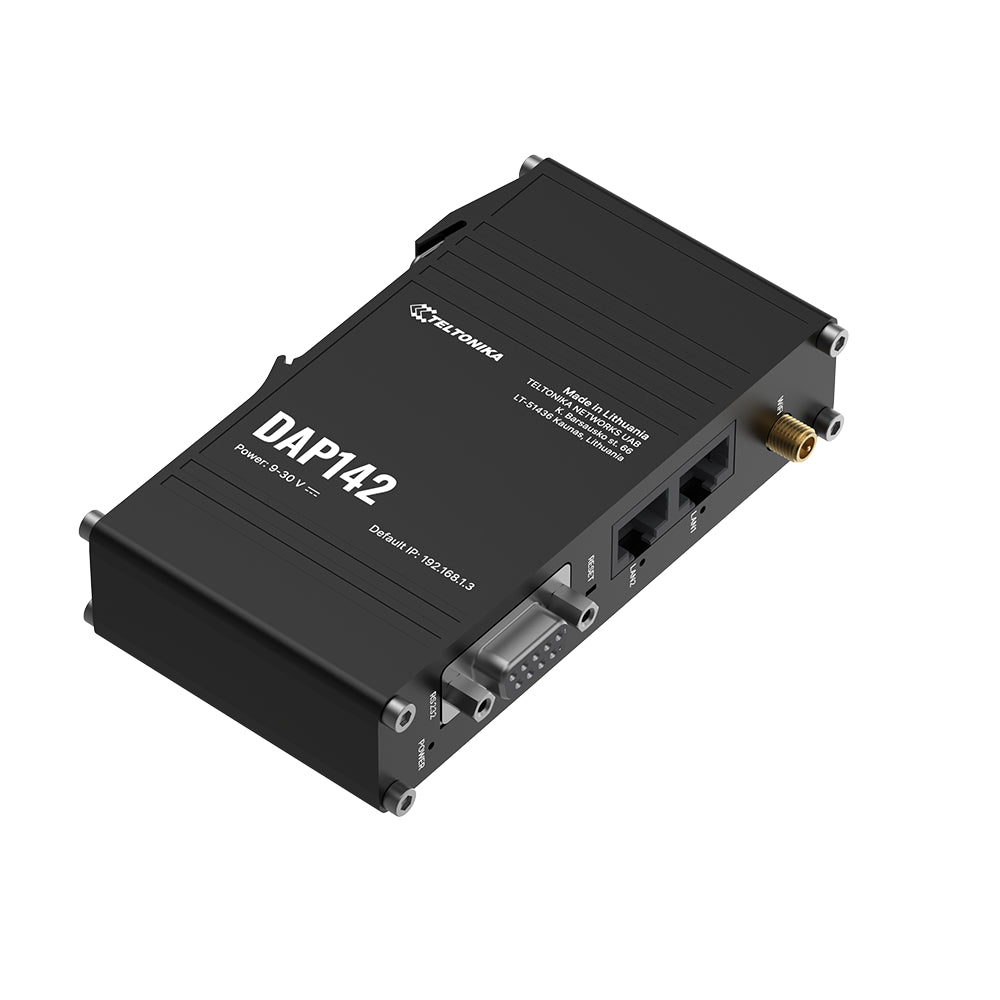 Transceptor Inalámbrico RS232 Teltonika DAP142 montaje sobre Carril DIN