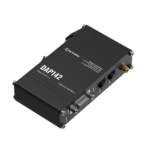 Transceptor Inalámbrico RS232 Teltonika DAP142 montaje sobre Carril DIN
