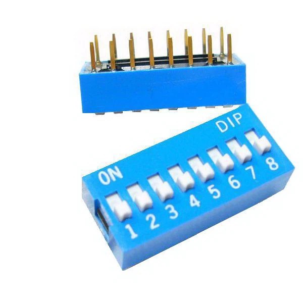 Switch DIP de 8 canales