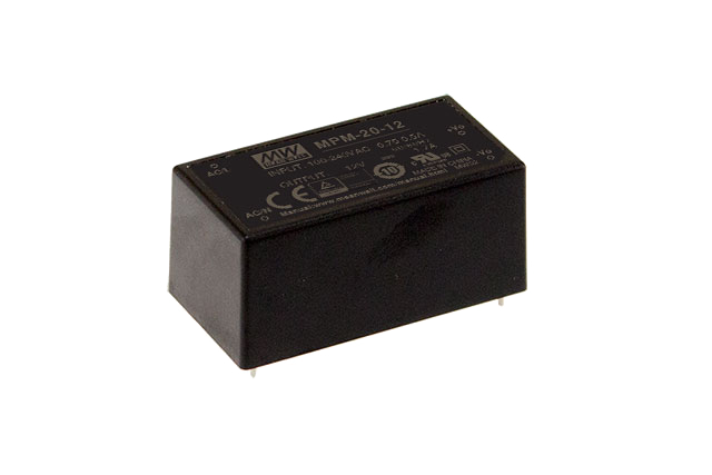 Fuente de poder modular médica 20W MPM-20 - 24V