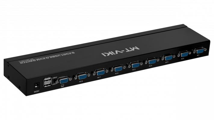 ERU-108 MINITAR Consola KVM para Rack 8 Puertos PC/Servidor USB/VGA Necesita Cables ECAB-2 y ECAB-3