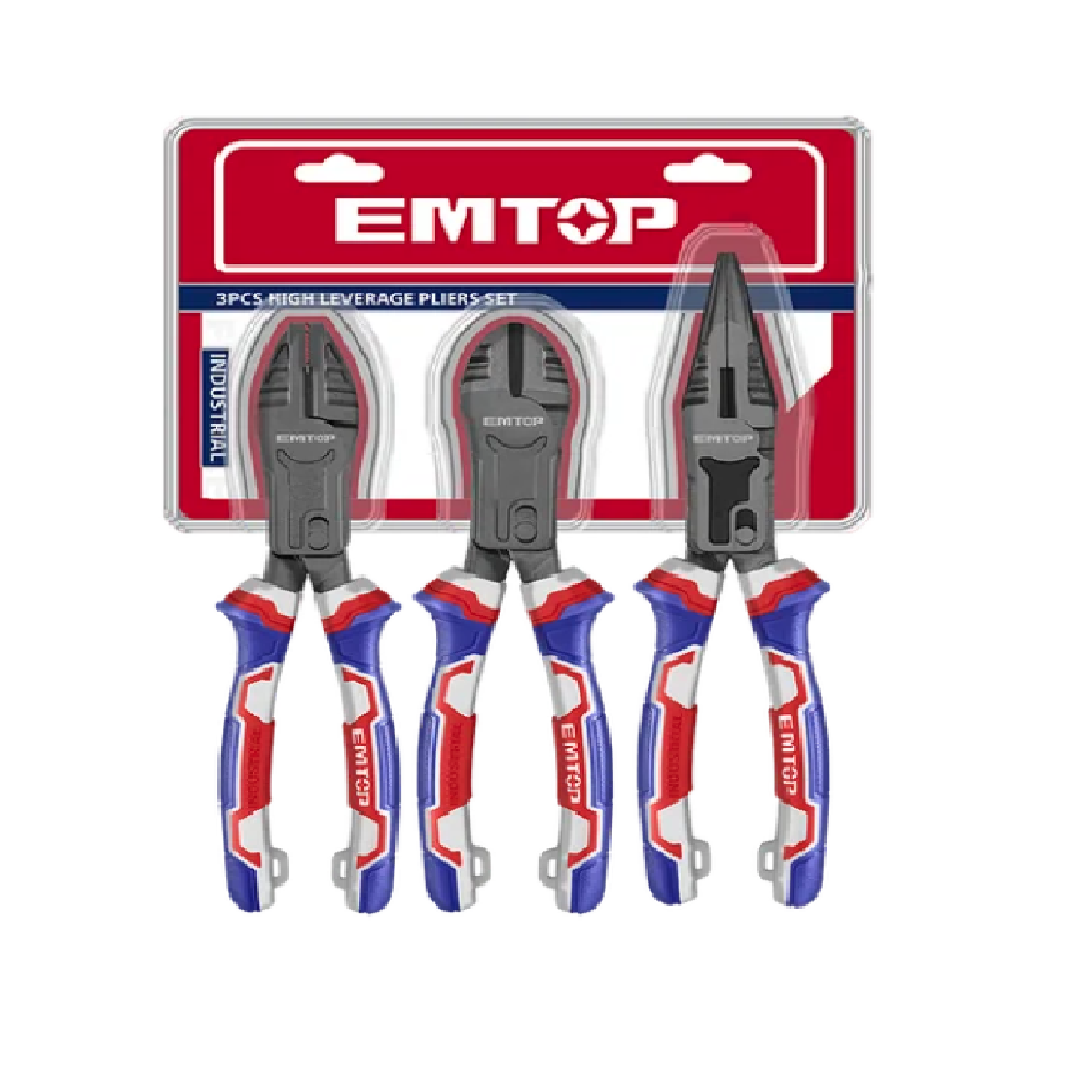 Set de 3 Tenazas Profesionales 8,5/8/8 pulgadas – Emtop