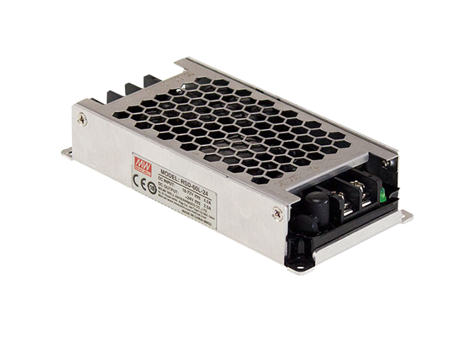 Conversor DC-DC Gabinete ferroviario 60W RSD-60 - 9 a 36VDC - 24V