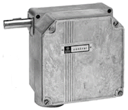 Geared Rotary Limit Switch, Snap-Acting, Nema Type 4, Two NO and two NC contacts, Right Side Woodruff Key- Type End Shaft