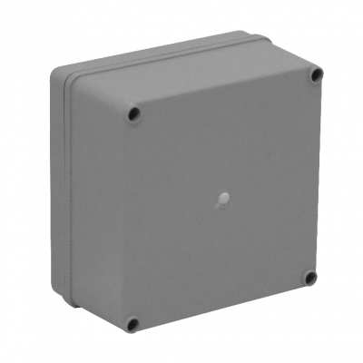 MGC-20 LINKCHIP Caja de superficie estanca color gris 150x150x80mm en poliestireno con 4 tornillos de poliestireno sin conos