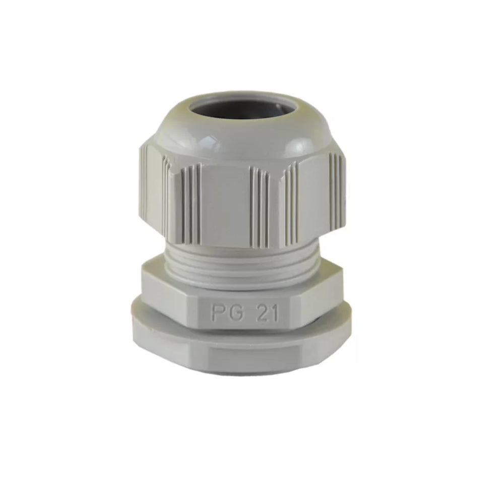 Prensaestopa PG-21 Acabado Gris Certificación IP68 – Onka