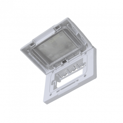 KEP-9 KALOP Cubierta Exterior para 3-Módulos Gris IP55 3-Plazas Sigma KL42403