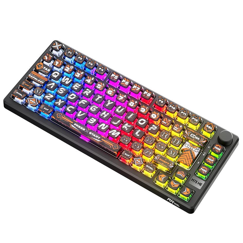 Teclado Mecánico Gamer 75% RK M75 HE con Activación Instantánea