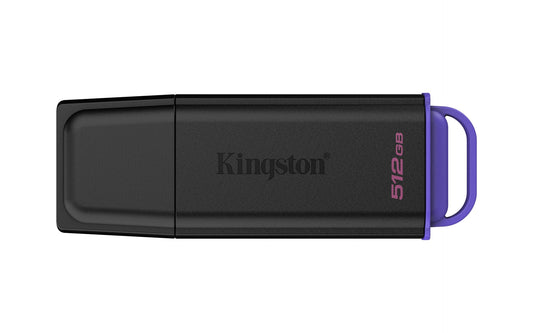 Kingston Technology DataTraveler 512GB Portátil USB 3.2 Gen 1 Exodia Negro + Violeta