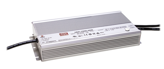 Fuente de poder entorno hostíl PMBUS, opción cargador 1000W HEP-1000 - W - Modelo con cables - Cargador de baterías - 24V