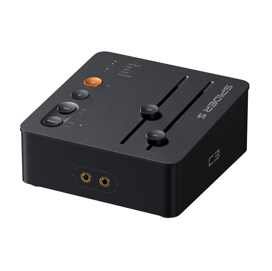 Fosi Audio C3 StepSense DAC Amp de Auriculares para Gaming HiFi con conexión USB-C