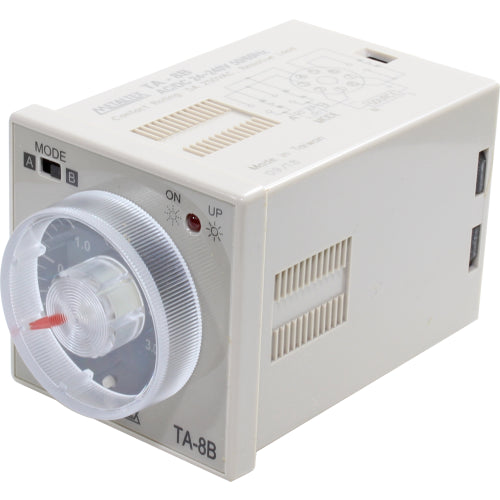 Relé temporizador análogo 48x48mm 24-240VAC/DC TA8 - 0-3/0-30 SEG/MIN