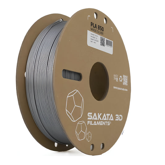 Filamento Plástico PLA 850 MAGIC Tonalidad Plateada 1.75mm 1kg – Sakata 3D