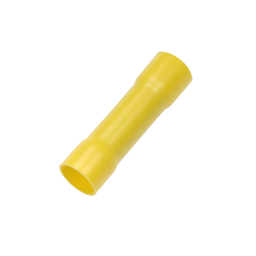 CON-6025. BV5.5 4-6mm2 50 unidades Terminal Amarillo Aislado PVC Longitud 26mm 12-10AWG