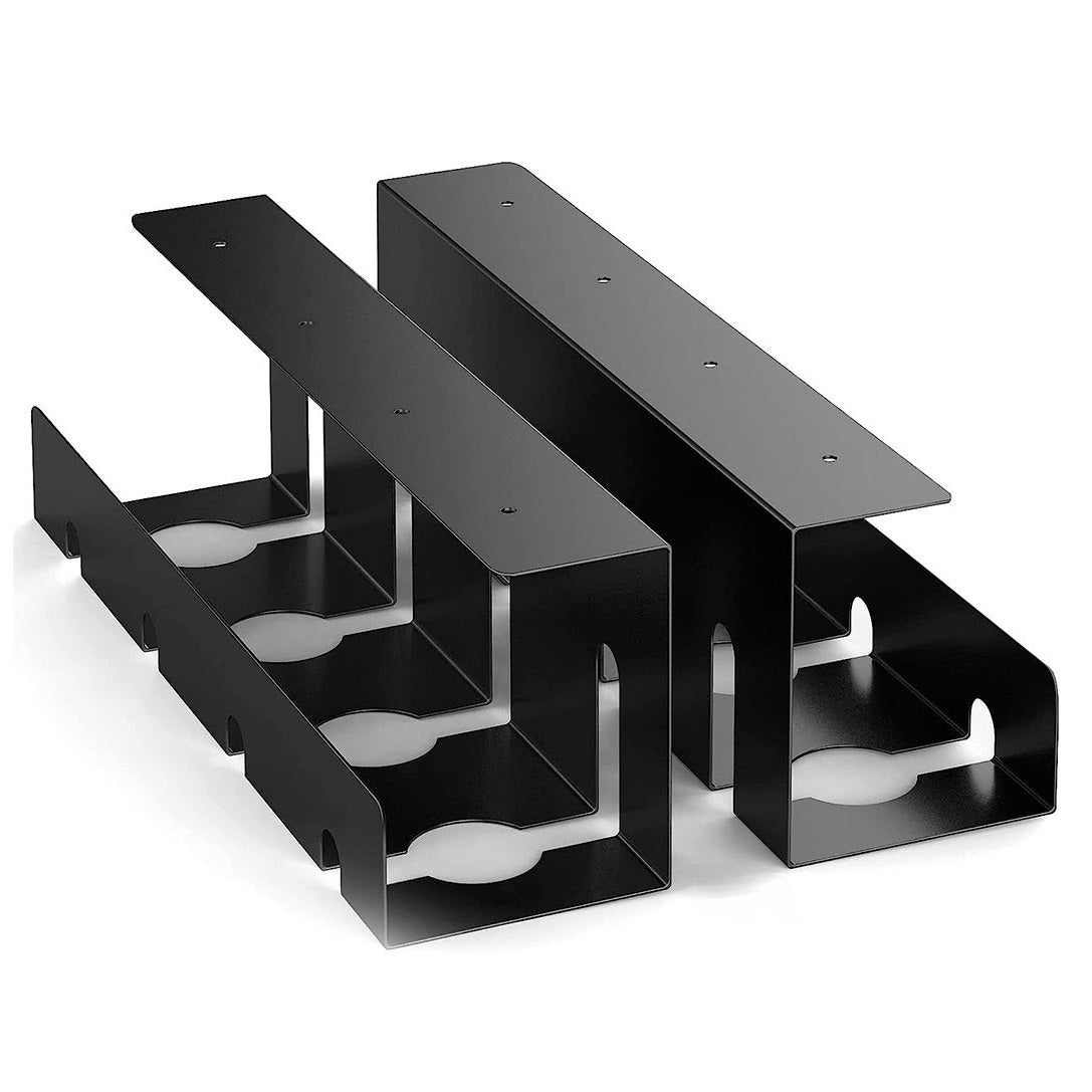 Organizador de Bandejas para Gestión de Cables – Conjunto de 2 Unidades