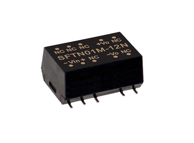 Conversor DC-DC SMD 1W SFTN01-N - 10.8 a 13.2VDC - 15V