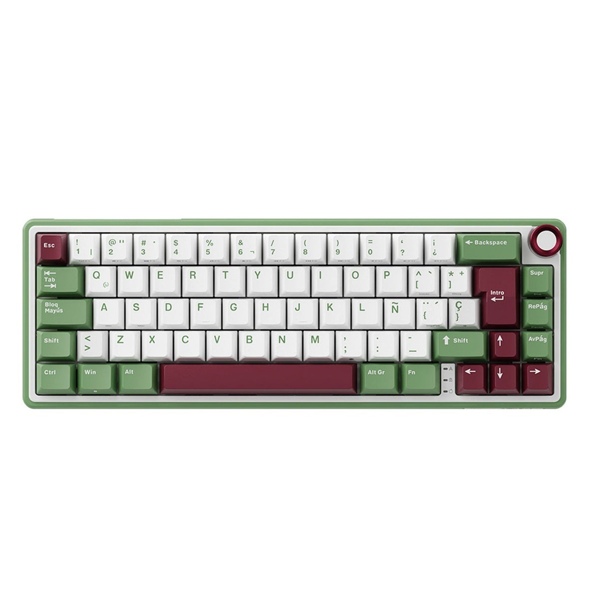 Teclado de Switches Mecánicos RK R65 Arena Verde 65% Distribución Hispana – Royal Kludge