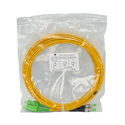 JFSAU5. 5 metros SC/APC-ST/APC Monomodo SM Dúplex Latiguillo de Fibra 9/125um 3mm