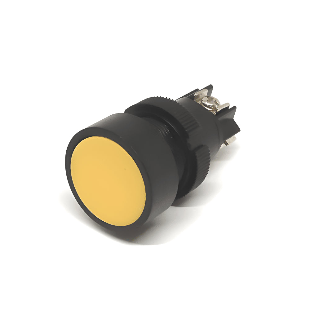 Pulsador Amarillo de 22mm